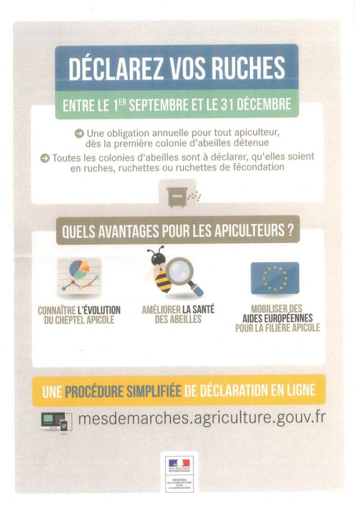 Déclarer ses ruches