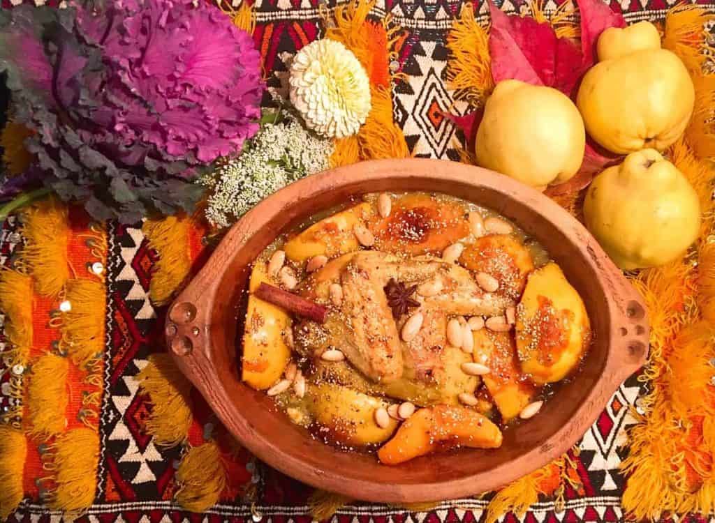 Tajine de poulet au miel